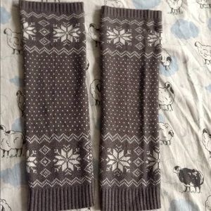 A&F Cute Grey Leg Warmer